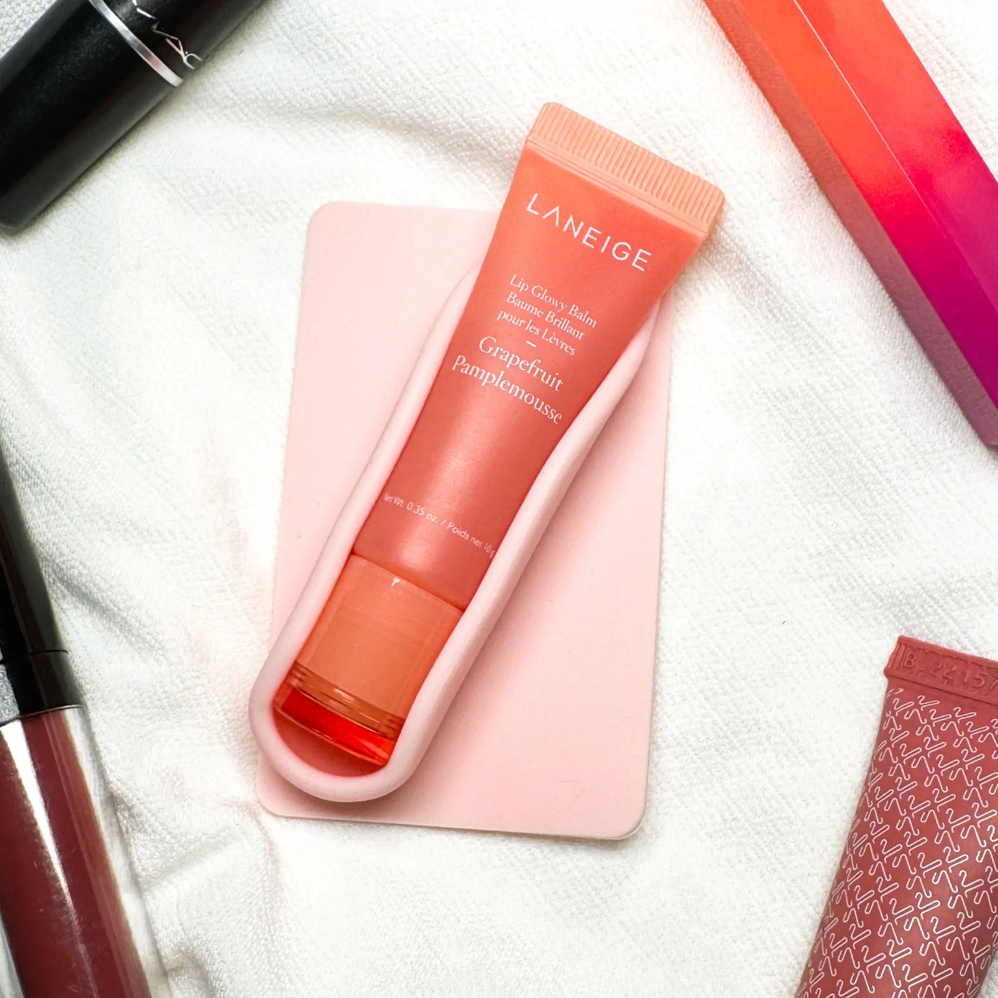 Silicone Lip Gloss Holder - Pink