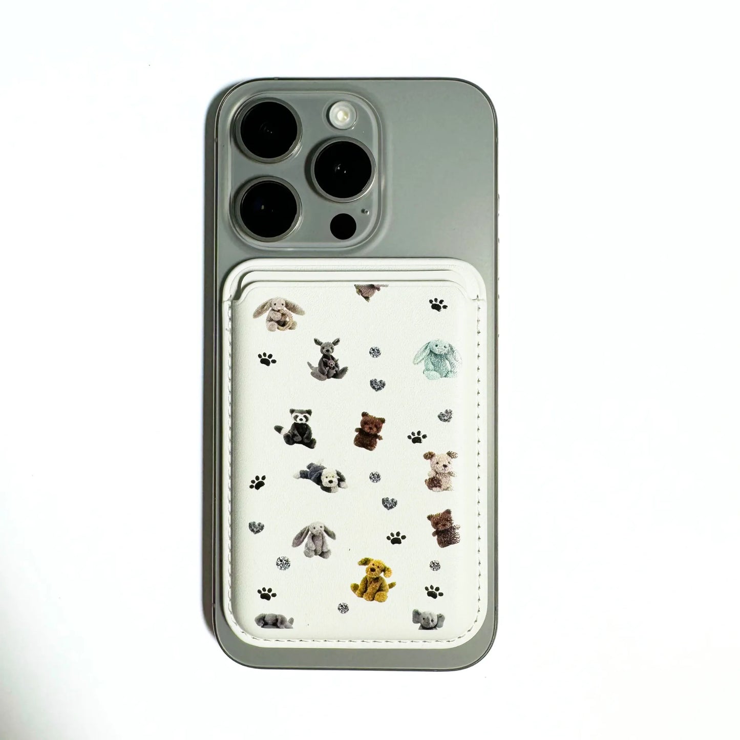 Cartoon Printed Magsafe Wallet