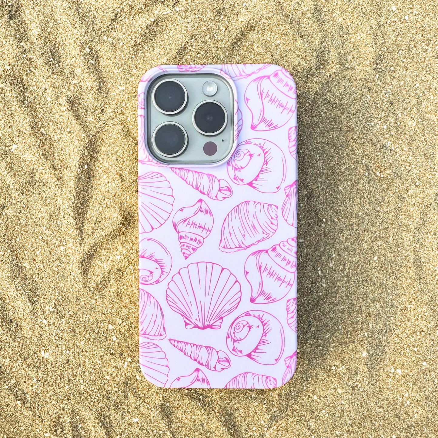 Pink Beach Girly Phone Case