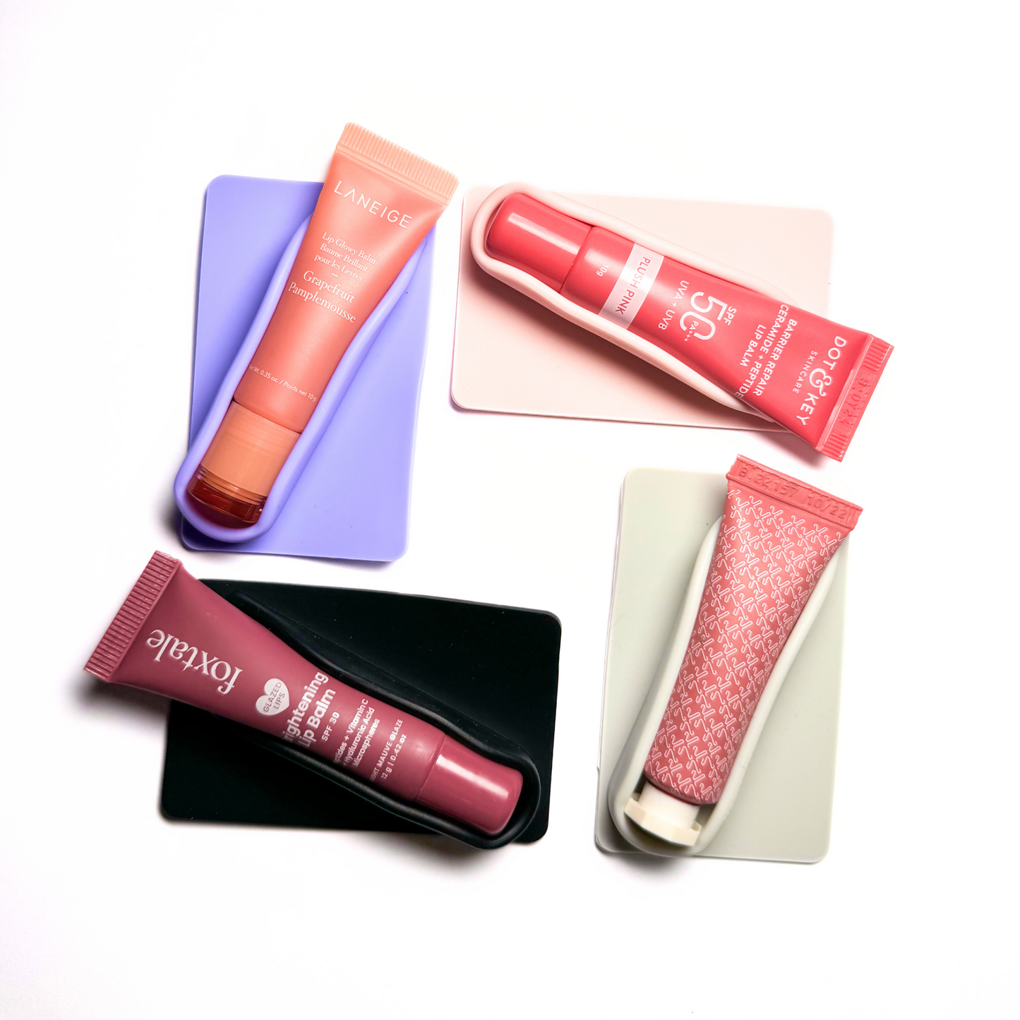 Silicone Lip Gloss Holder - Black