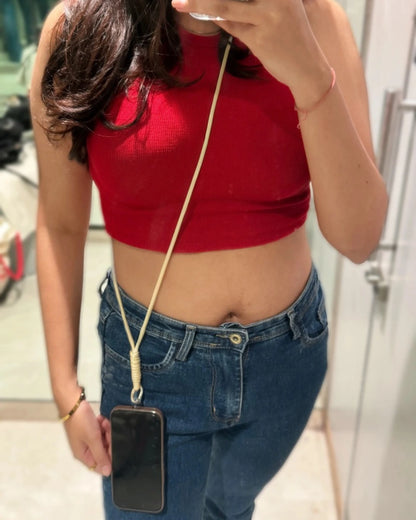 Beige Phone Strap