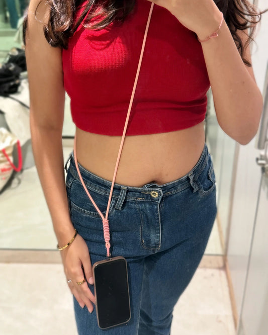 Pink Phone Strap