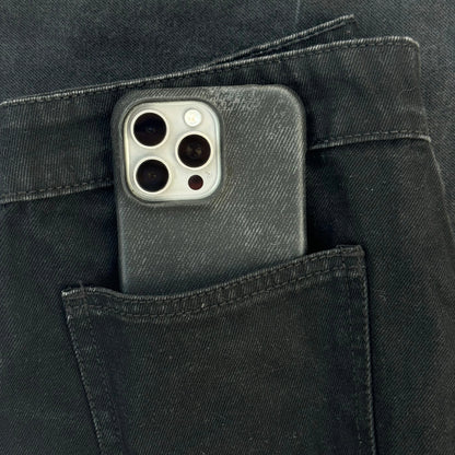 Denim Phone Case - Black